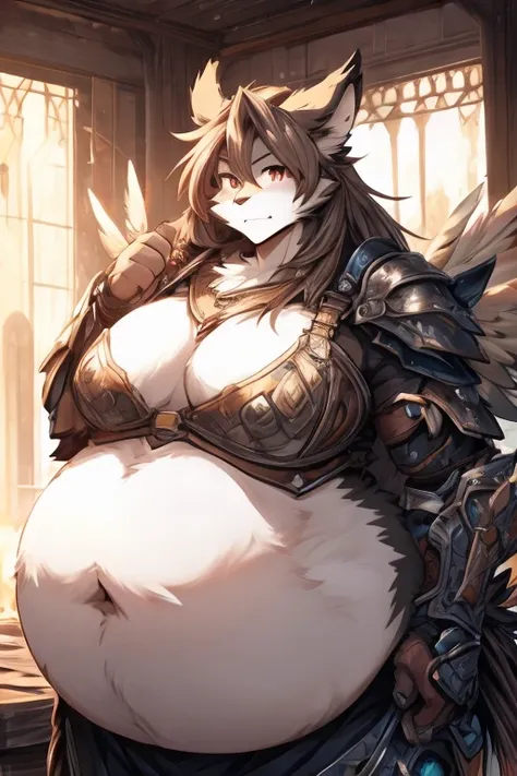 Twokinds mega obese basitin black fur heavy armor helldivers 