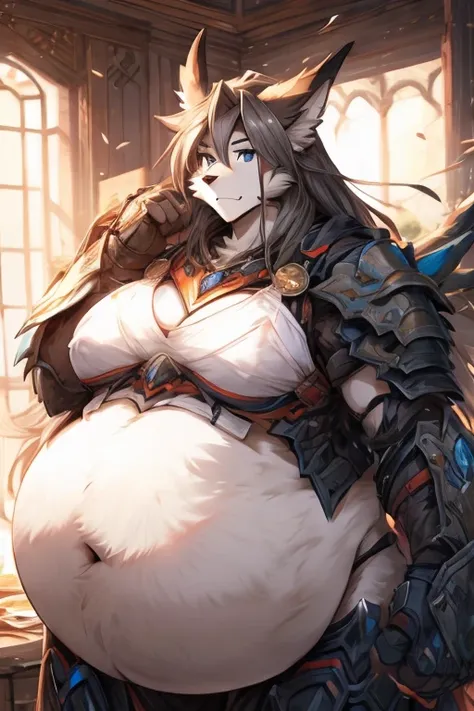 Twokinds mega obese basitin black fur heavy armor helldivers 