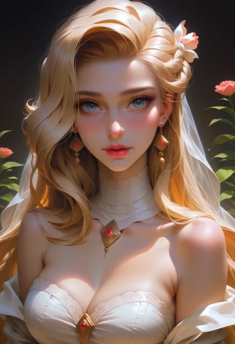 blond haired woman in a nua deitada na cama com seios enormes expostos, com a buceta lisinha,, amouranth, smooth pink skin, blonde goddess, better known as amouranth, , young beautiful amouranth, a human-like juicy peach, thicc, y 2 k cutecore clowncore, p...