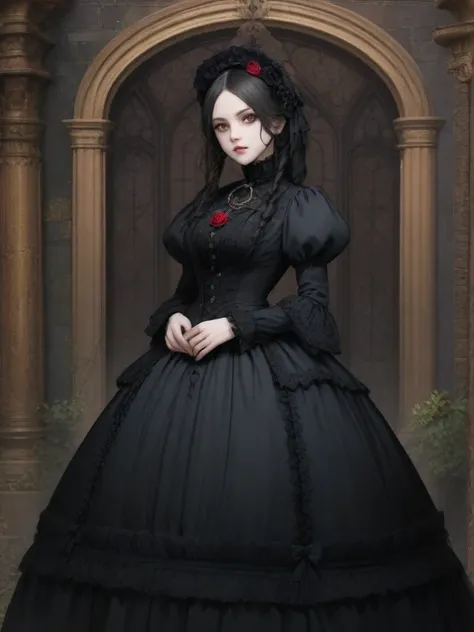 ((victorian gothic:1.3)), ((masterpiece:1.1)), (highly detailed and beautiful backgrounds), ((ultra-precise depiction)), ((super...