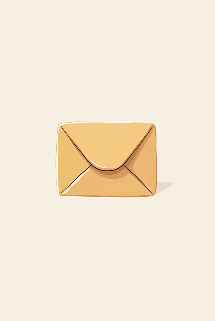 a logo with the design of a letter envelope, simple and minimalist in anime style


