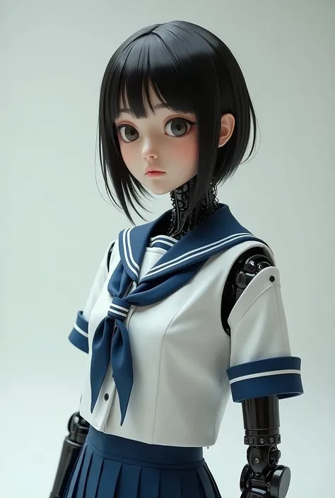 A robotic japanese school girl 