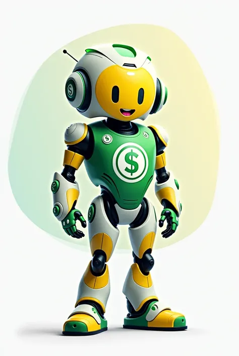 Create a mascot for the startup Pague Bem Brasil, a fintech focused on automated billing solutions and efficient communication with clients through channels like WhatsApp. The mascot should represent the companys values: innovation, efficiency, accessibili...