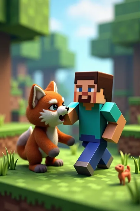 Steve minecraft eat furry