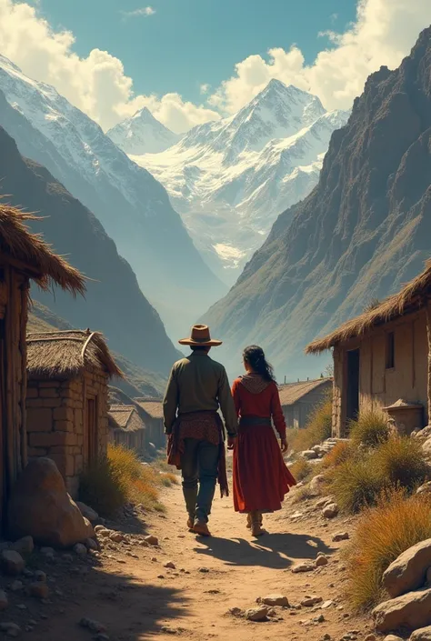 A man and a woman begin to provide aid to the people in the Peruvian Andes in the year 1889.