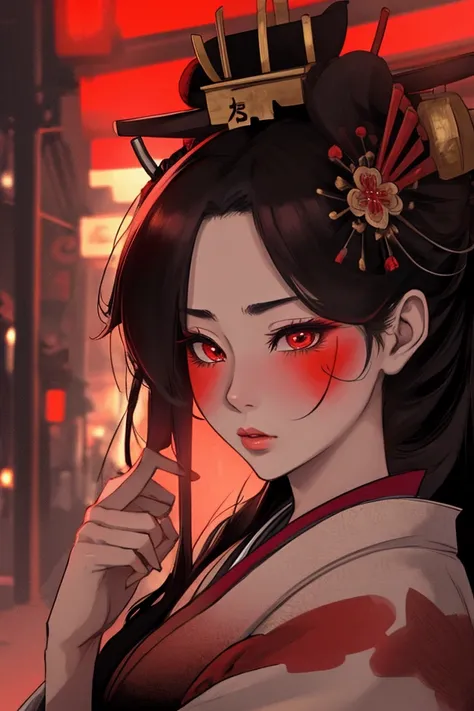 Beautiful Geisha Suffering in Red Light Districts