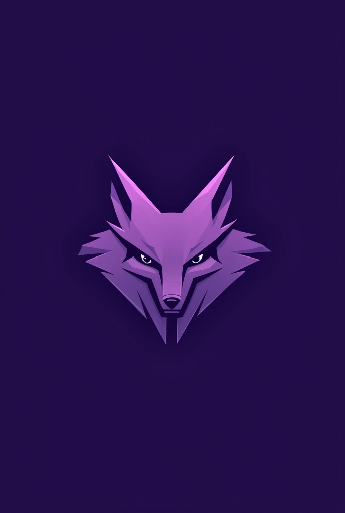 Create a logo for 1st ADM in purple with a fox