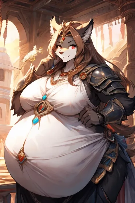 Twokinds super mega obese basitin black fur heavy armor india