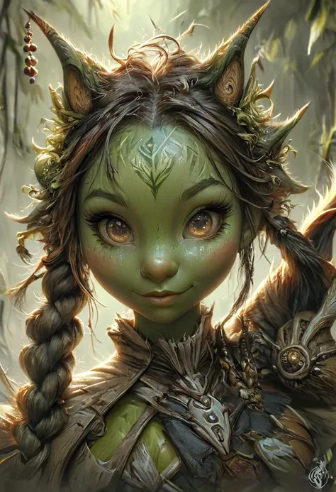 anthropomorphic female grinch grasshopper mage. official art – charecter profile. an award-winning digital masterpiece in 4k ult...