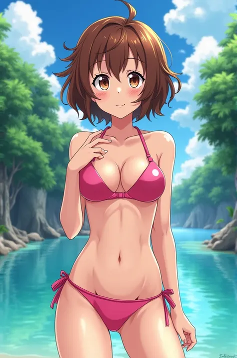 Ochako Uraraka in a micro bikini 