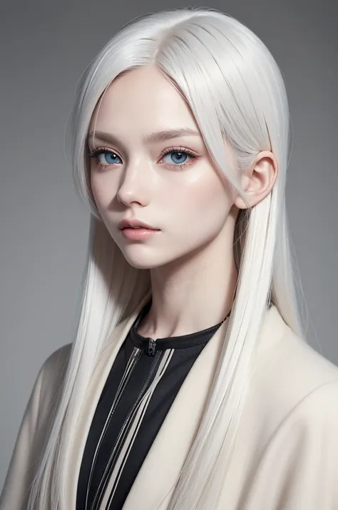 Face Structure:

Start with a typical anime face shape: a slightly angular face structure, with a thin jawline and a delicate chin.
Add large and expressive eyes, which are characteristic of the anime style.
Facial features:

pupils: Make the pupils red, h...