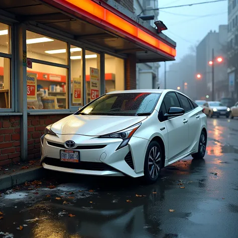 Toyota Prius that crashed into a convenience store, Destroyed store,