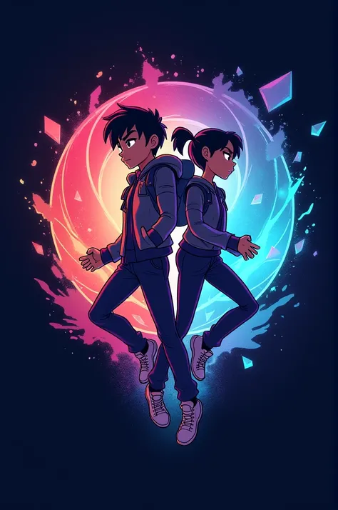 Kai and Pai in multiverse logo