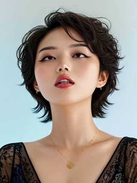 beautiful woman , Asian, NSFW, naked , gothic, sexy