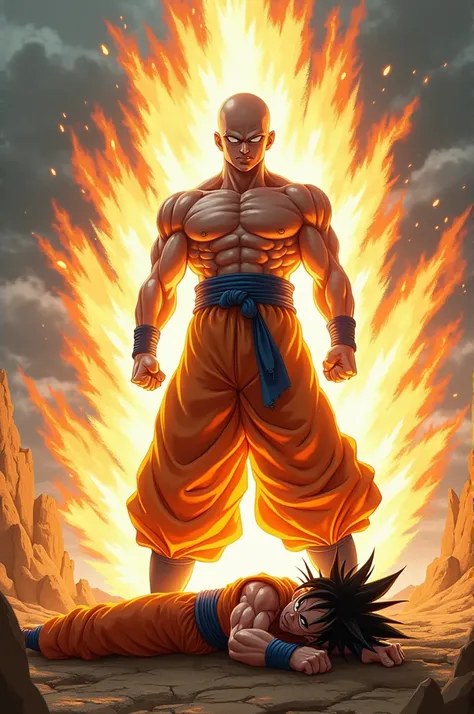 Saitama defeating Goku
