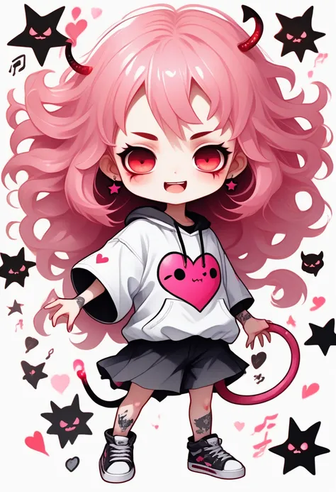 score_9, score_8_up, score_7_up, score_6_up, score_5_up, score_4_up, chibi characters, cute, mean and energetic devil children, ...