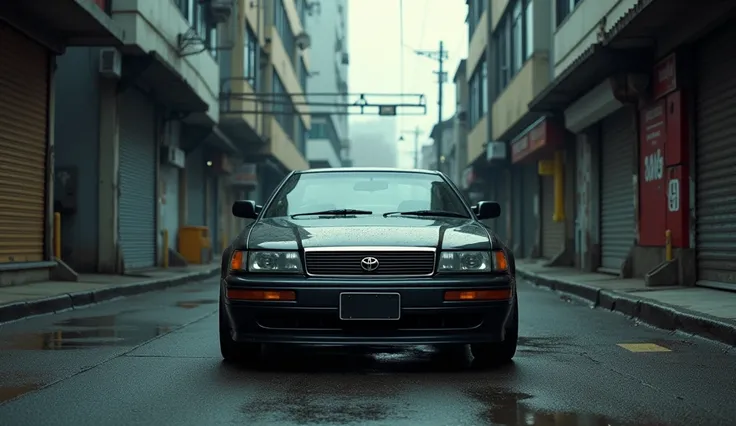 Car photography, four-door, (((1991 toyota cooler))), City、ennui、Streetscape、Sense of luxury、Outlaw、Nikon