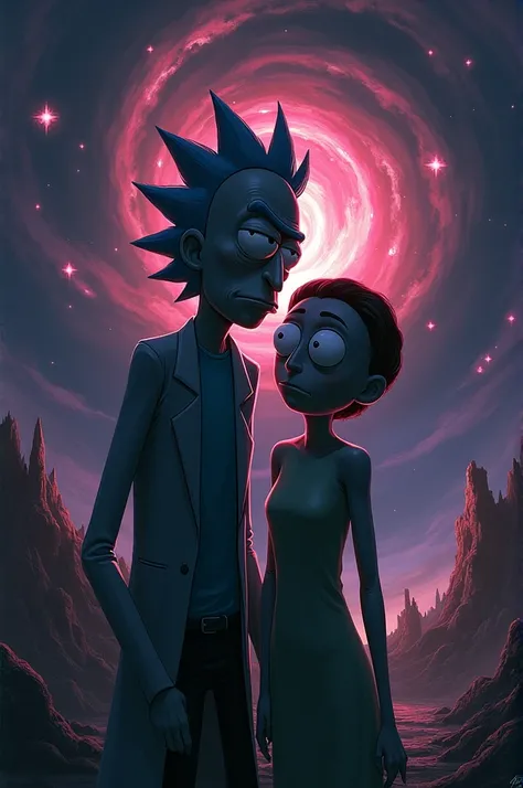 Rick y morty dark
