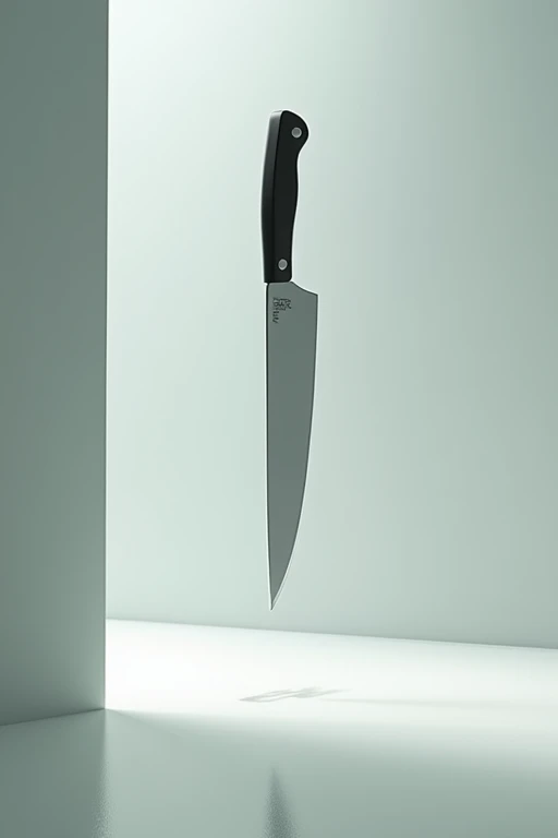 Knife floating in the air