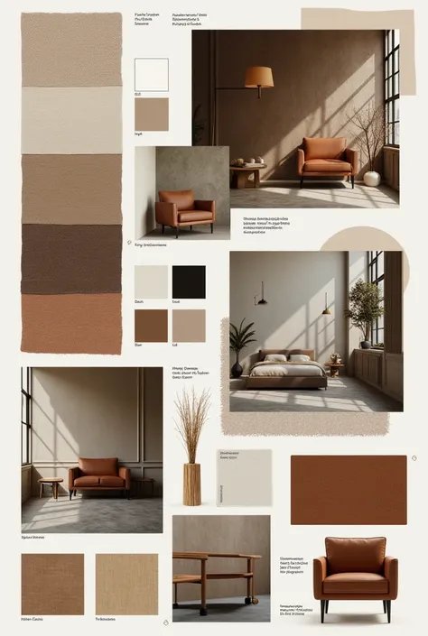 Material Proposals (Mood board) Color and Texture Proposal (Mood board) Furniture Proposal (Mood board)