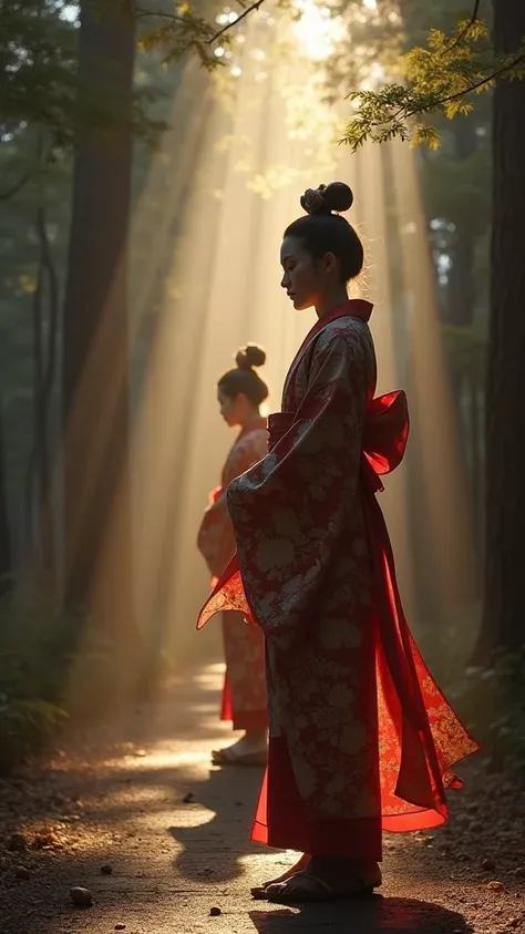 Ancient Japanese deities、Ise Shrine、Wrapped in gentle light