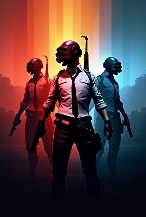 PUBG design gradient look for thumbnail 