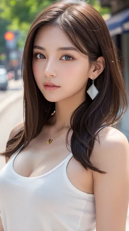 最high quality、masterpiece、High resolution、1 female、necklace、gem、Earrings、Beautiful Face、Body Up、Tyndall effect、Realistic、Rim Light、Two-tone lighting、(High resolutionスキン:1.2)、8k UHD、Digital SLR、Soft lighting、high quality、Volumetric lighting、photograph、High ...