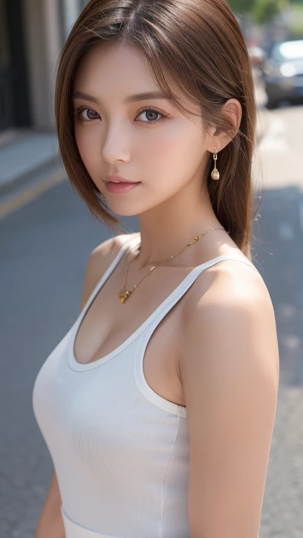 最high quality、masterpiece、High resolution、1 female、necklace、gem、Earrings、Beautiful Face、Body Up、Tyndall effect、Realistic、Rim Light、Two-tone lighting、(High resolutionスキン:1.2)、8k UHD、Digital SLR、Soft lighting、high quality、Volumetric lighting、photograph、High ...