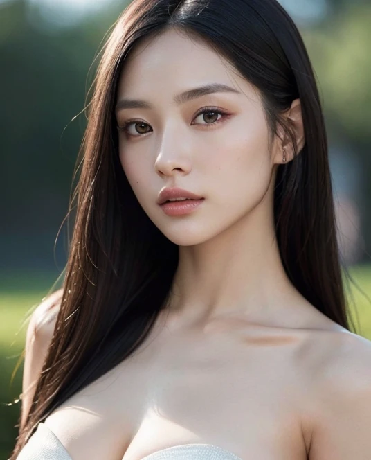 （（surreal、Super detailed image, maybe a photo.，Captures the details of the skin texture of an incredibly beautiful woman..））long straight black hair。masterpiece, pure background, beautiful, elegant. Ultra-fine details, masterpieces, realistic textures, rea...