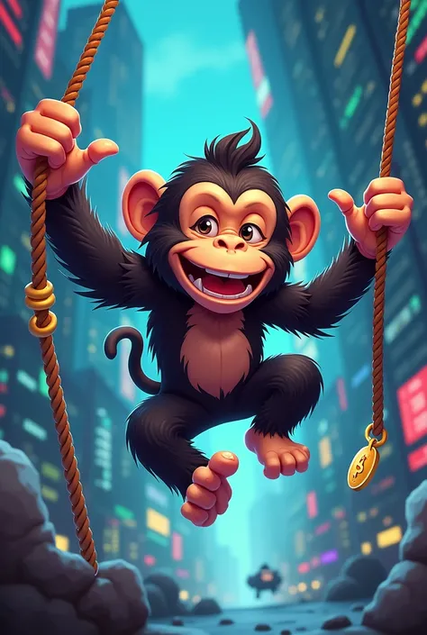 Description: Hi, Im CHIMPY. Im a cheeky chimp locked in the trenches of crypto trading, swinging from one wild investment to the next and printing money. I might be a degenerate trader, but I’m always here for my crew with a laugh or a helping hand.