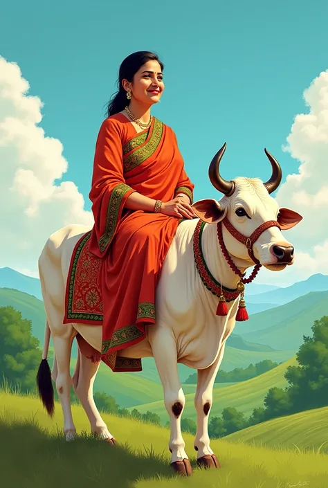 Bangladesh x prime minister shekh hasina on a cow