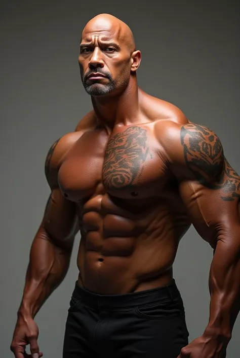 The Rock Shirtless 