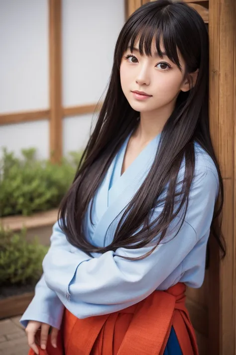 A beautiful half-Japanese, half-Russian girl