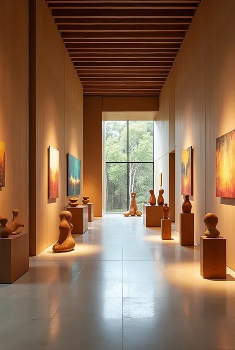 A folding style art gallery