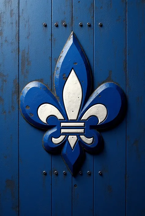 Adidas logo blended with a fleur-de-lis