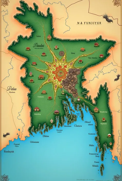 Bangladesh map