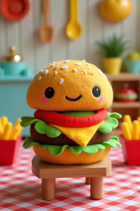 Hamburger doll