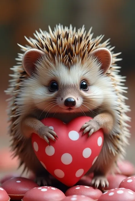 (best quality, masterpiece, ultra detailed, ultra high res, photorealistic, raw photo, absurdres, absolutely resolution), A creature that combines a hedgehog and a candy