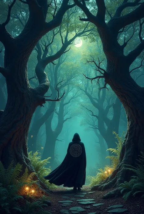 Dark enchanted woods 