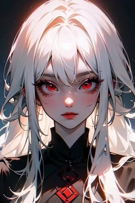 White Hair, Red Eyes