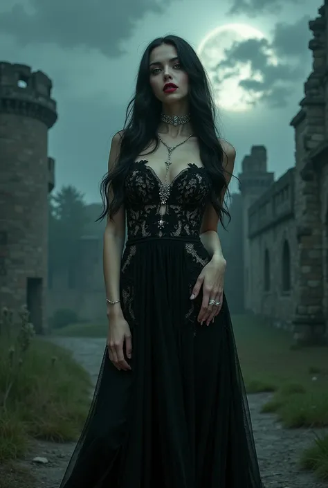 real sensual gothic girl