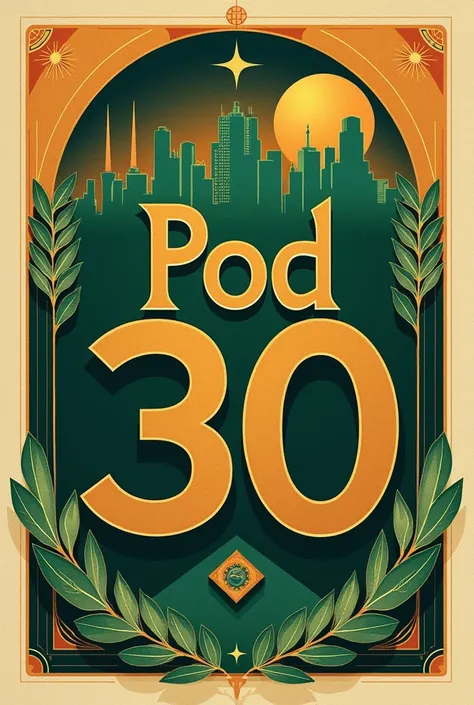 Logo pod casts com nome Pod30, about Vargas era