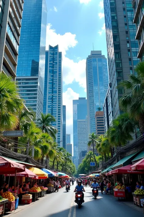 The cityscape of Thailand is urban-like