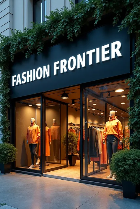 Fashion Frontier - Opening up new horizons in fashion、Innovative style store　H and S logo letters