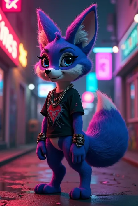 Emo furry fox with big butt and boobs