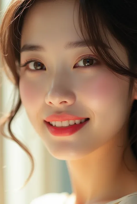 (8k, CRU photo, photorrealistic:1.25) ,( Lip gloss, eyelash, bright face, shining skin, best qualityer, ultra high resolution, Depth of field, Chromatic aberration, caustics, wide lighting, natural shading,KPOP Idol) looking at the viewer with a serene, go...