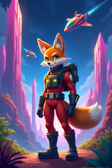 Star fox mcloud 2D