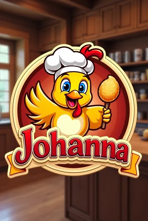 Logo for a fried chicken business called Johanna