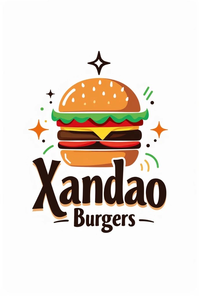 Create a professional xandao burger logo 
