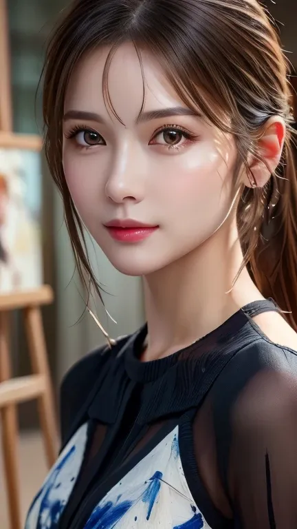 (highest quality、8k、32k、masterpiece)、(realistic)、(realistic:1.2)、(high resolution)、very detailed、very beautiful face and eyes、1 ...